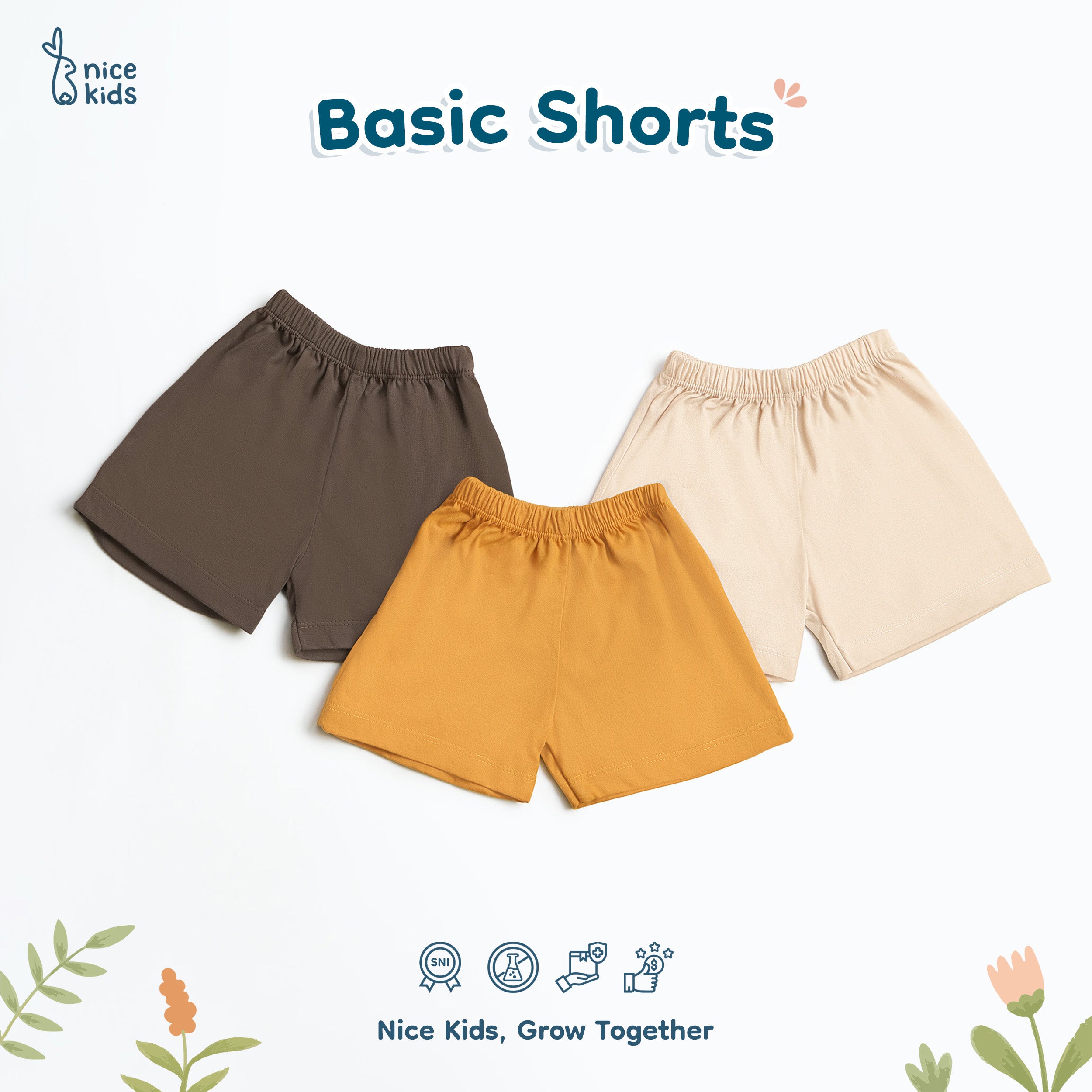 BASIC SHORT Nice Kids (celana anak 1-4 tahun)