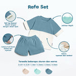 Load image into Gallery viewer, Nice Kids - Setelan Rafa Set Baju Atasan Celana Bawahan Anak Bayi (Usia 3 Bulan - 4 Tahun)

