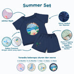 Load image into Gallery viewer, Nice Kids - Summer Set Baju Atasan Celana Bawahan (Usia 3 Bulan - 3 Tahun)
