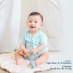 Load image into Gallery viewer, SHORT SLEEVE BABY PAJAMAS SET - Nice Kids (piyama anak bayi/setelan anak bayi)
