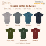 Load image into Gallery viewer, Nice Kids - Classic Collar Baby Bodysuit (baju bayi/bodysuit bayi)
