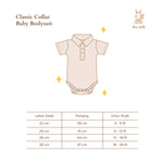 Load image into Gallery viewer, Nice Kids - Classic Collar Baby Bodysuit (baju bayi/bodysuit bayi)
