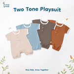 Load image into Gallery viewer, Nice Kids - Two-Tone Playsuit (Jumper Bloomer Bayi 0-2 Tahun)
