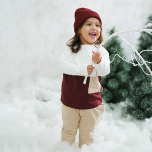 Nice Kids - Winter Three Tone Baby Set Unisex Setelan Baju Sweater dan Celana Panjang Anak Bayi (1-4 Tahun)