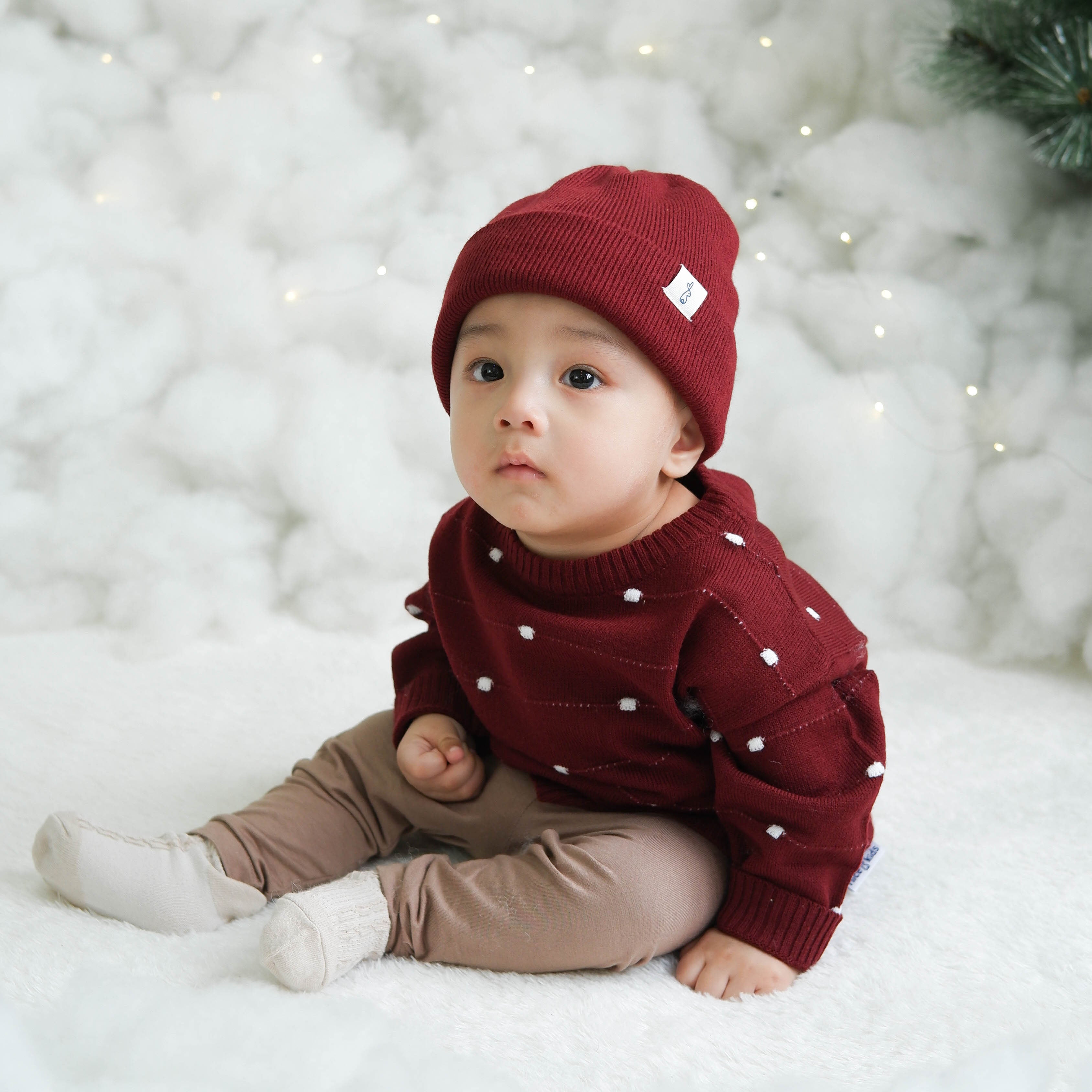 Nice Kids - Winter Beanie Hat Baby Topi Kupluk Rajut Bayi (6-12 bulan - 4 Tahun)