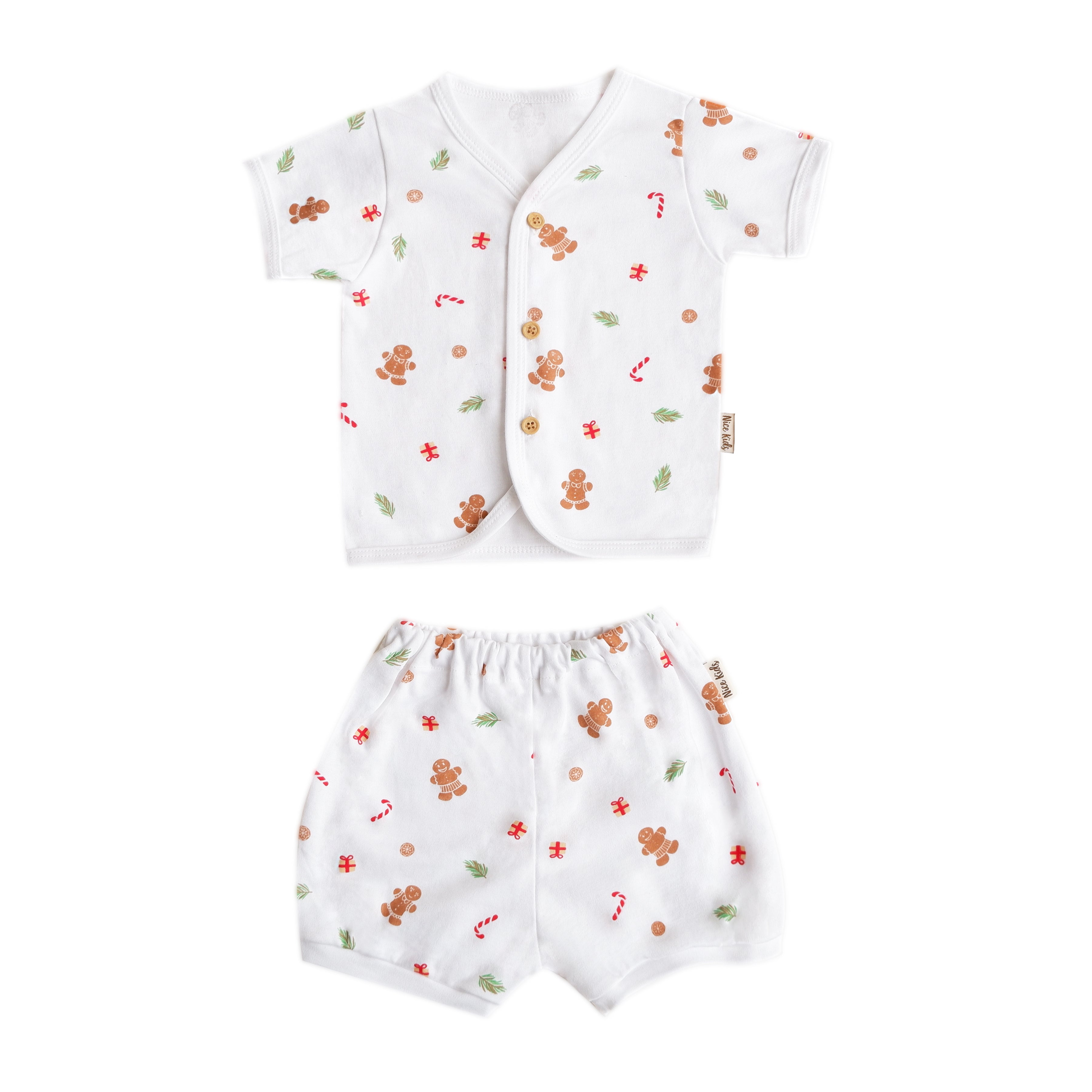 Nice Kids - Winter Short Sleeve Baby Pajamas Set (Piyama Bayi)