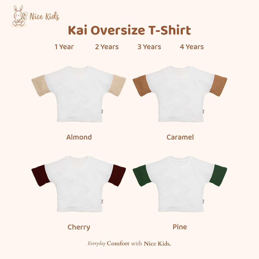 Nice Kids - Kai Oversize T-shirt (1-4 Tahun)
