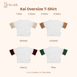 Nice Kids - Kai Oversize T-shirt (1-4 Tahun)