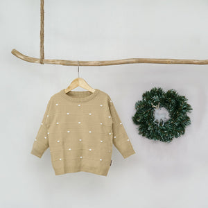 Nice Kids - Winter Snowy Knit Sweater Baby Unisex Baju Hangat Rajut Bayi Anak (6-12 Bulan - 4 Tahun)
