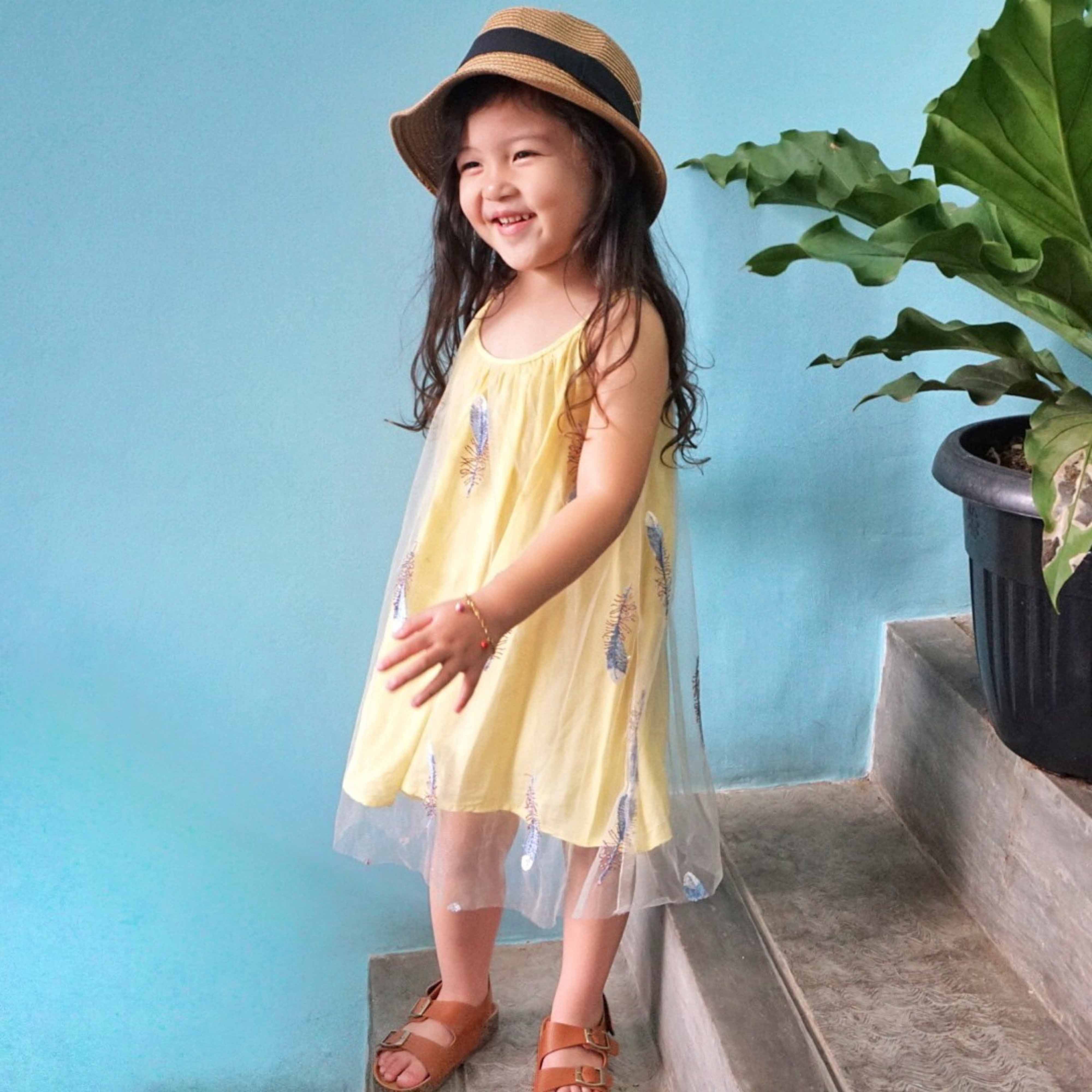 Nice Kids - Sophia Dress (dress pantai, summer dress anak)