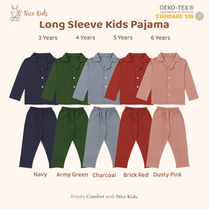 Kids Pajamas - Long Sleeve Nice Kids (piyama anak)