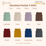 Load image into Gallery viewer, Sleeveless Pocket T-shirt Nice Kids (1-4th)
