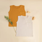 Load image into Gallery viewer, Sleeveless Pocket T-shirt Nice Kids (1-4th)
