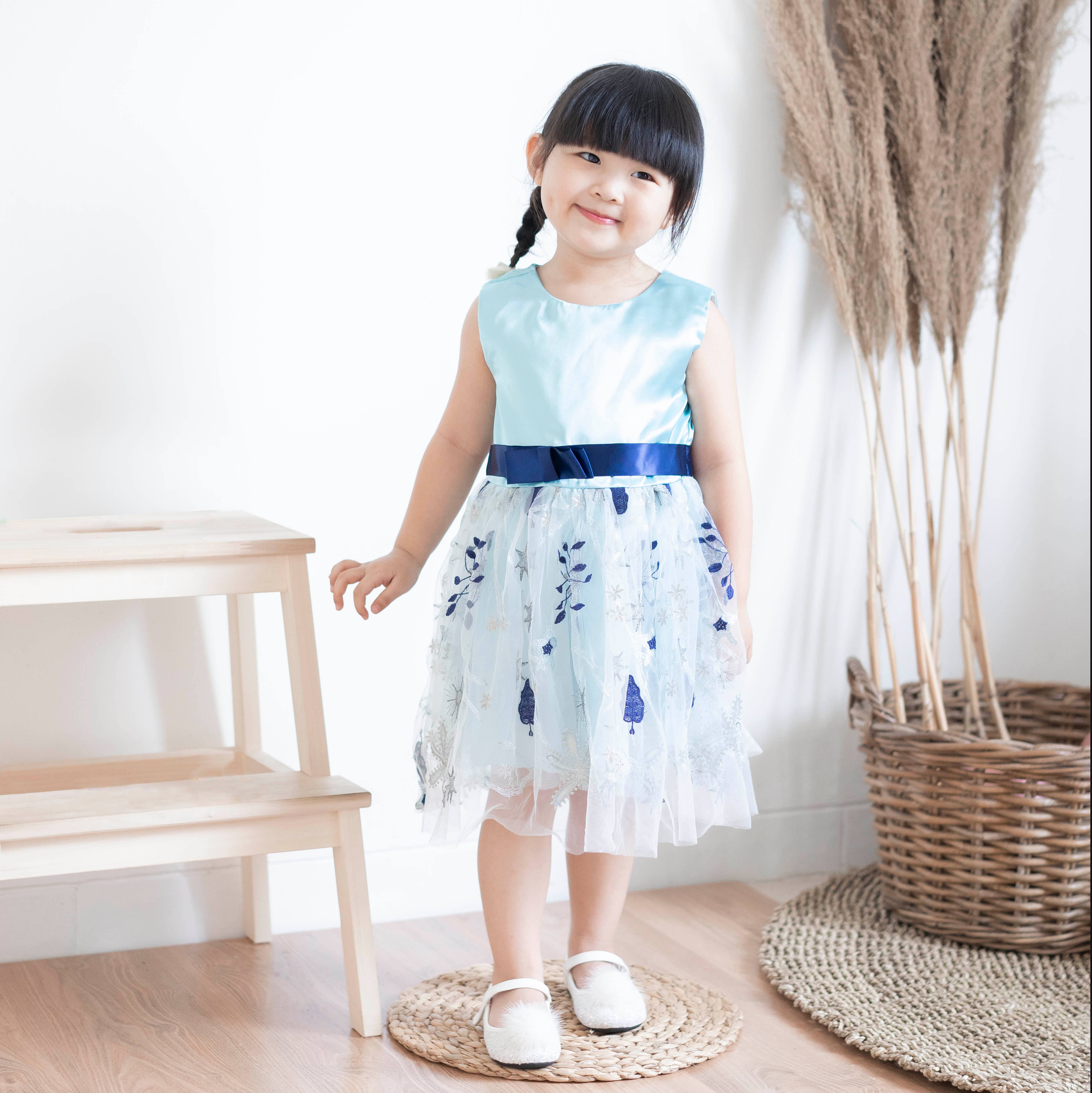 Nice Kids - Zuri dress (party dress anak, dress frozen, dress elsa, dress anna)