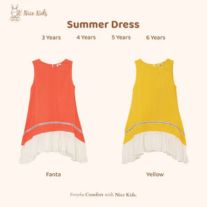 Nice Kids - Summer Dress (dress pantai, dress casual anak)