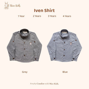 Nice Kids - Iven Shirt (Kemeja Anak Laki - Laki/Kemeja Anak Cowo)