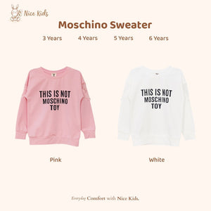 Nice Kids - Sweater M*schino (sweater anak ala korea, atasan anak)