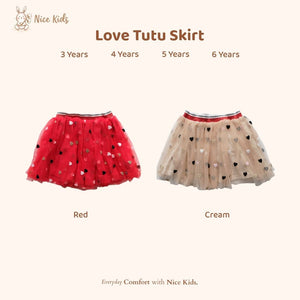 Nice Kids - Tutu Love Skirt (rok tutu anak, rok anak ala korea)