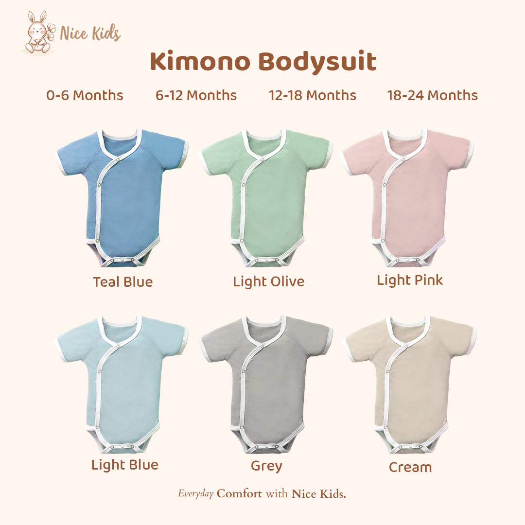 Nice Kids - Kimono Bodysuit (Jumper Kimono Bayi 0-2 Tahun)