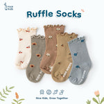 Load image into Gallery viewer, Nice Kids - Ruffle Socks (Kaos Kaki Anak 1-2 Tahun)

